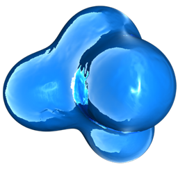 Virus Blue Icon 256x256 png
